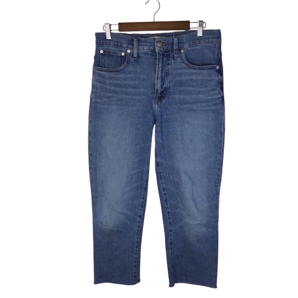 Madewell The Perfect Vintage Jean in Enmore Wash: Raw-Hem Edition Size 28.